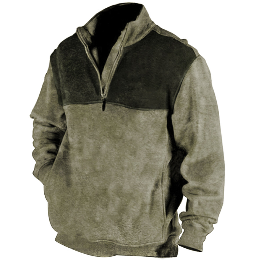 

Men's Outdoor Fleece Warm Retro Sweatshirt