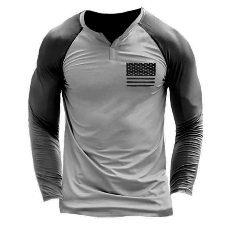 

Men's Outdoor Tactical Classic Stitching Long-sleeved Shirt