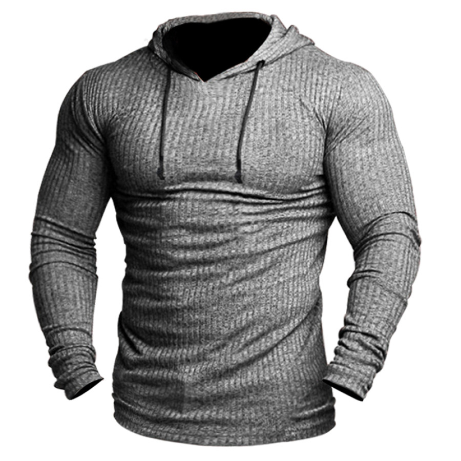 

Men's Outdoor Casual Knitted Hoodieshirt