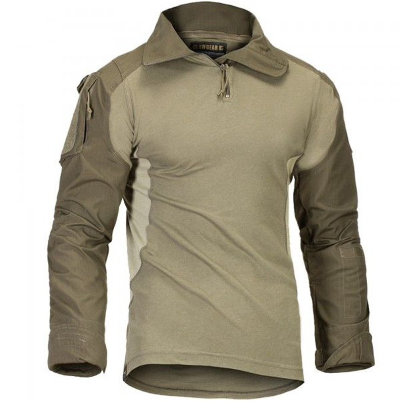 Men's Color Block Outdoor Chic Tactical Shirt
