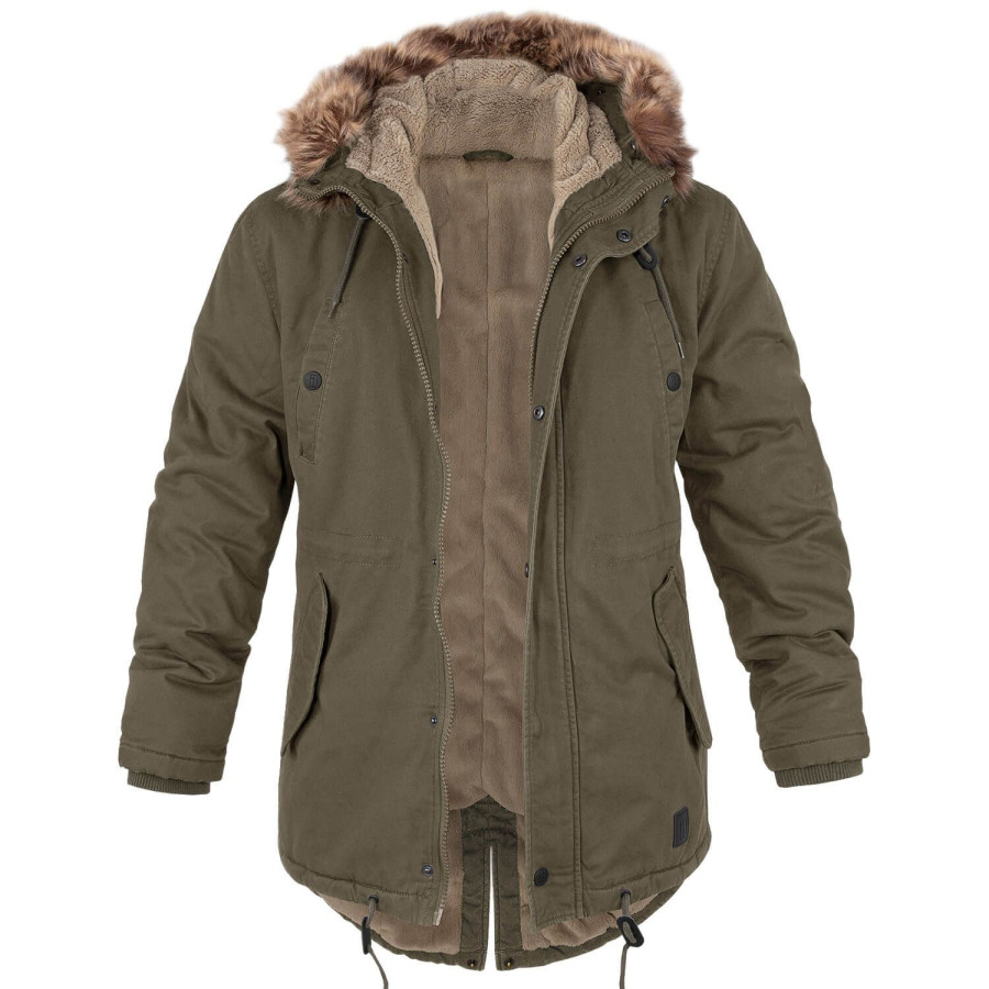 

Men's Outdoor Warm Fishtail Parka