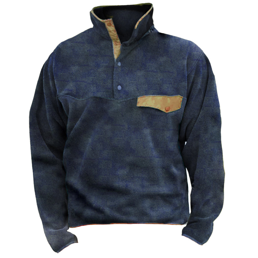 

Men's Outdoor Tactical Stitching Lamb Velvet Sweatshirt