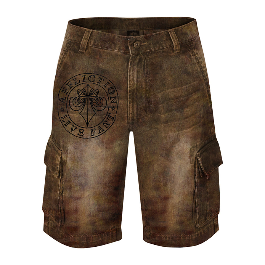 

Mens Outdoor Tactical Shorts Multi-pocket Retro Shorts