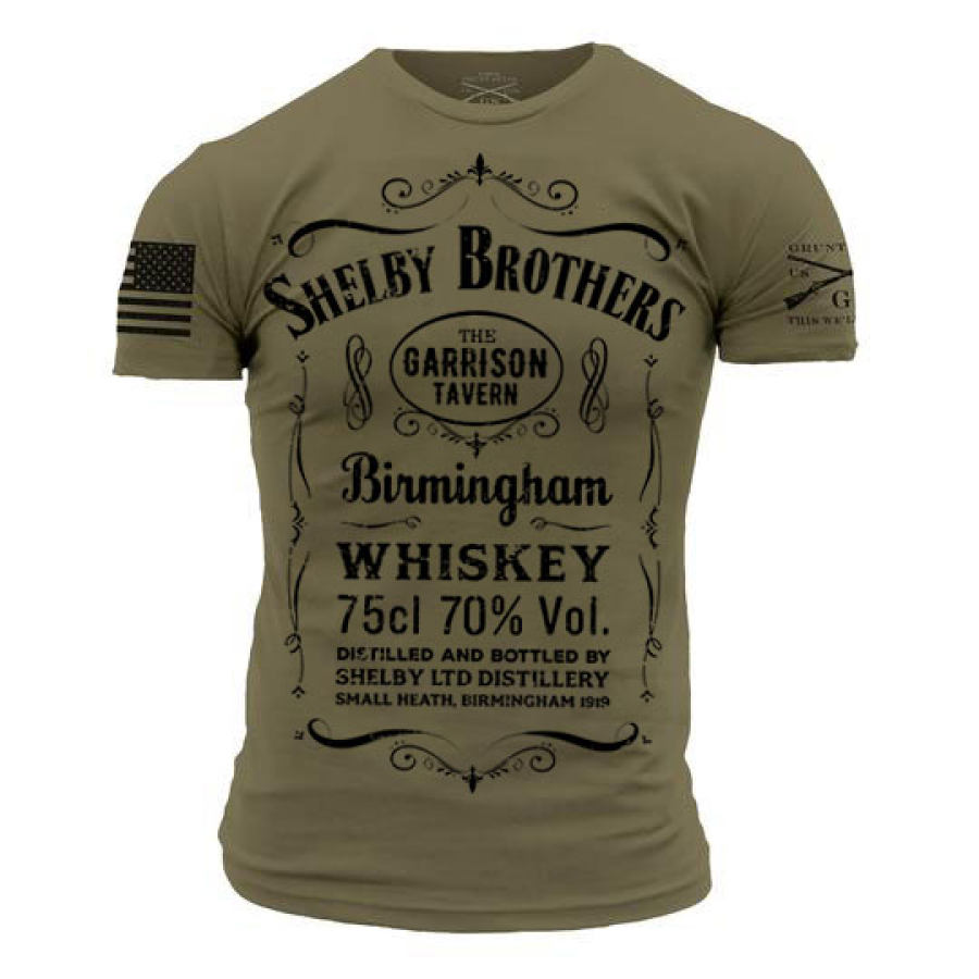 

Mens Daily Leisure Printed T-shirt