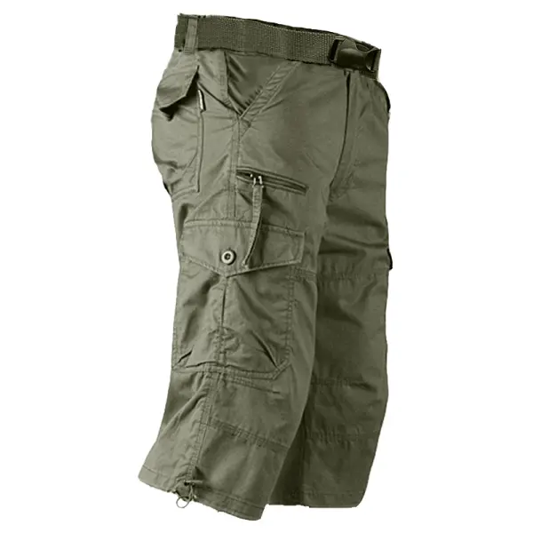 Men's Zip Multi Pocket Hiking Cotton Cargo Pants - Honeylop.chimpone.com 