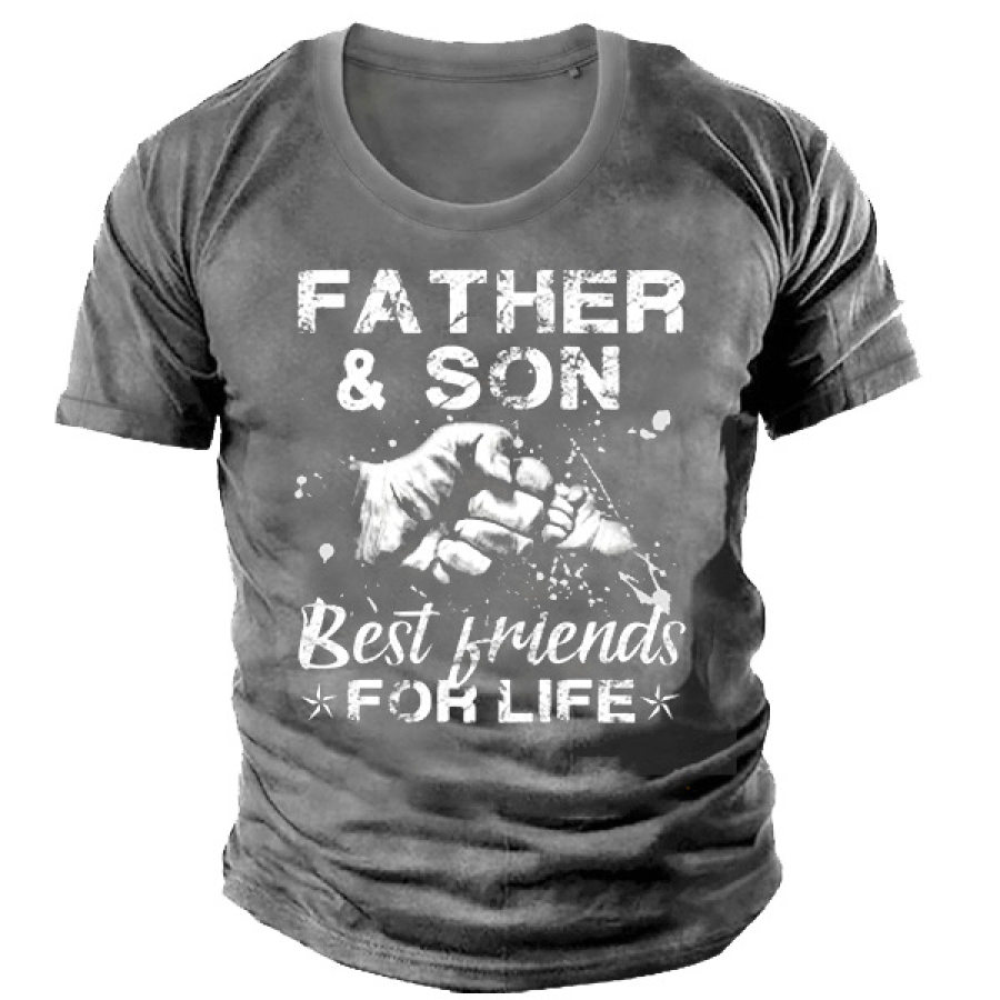 

Father & Son Best Friends For Live Men's T-shirt
