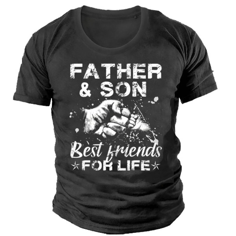 

Father & Son Best Friends For Live Men's T-shirt