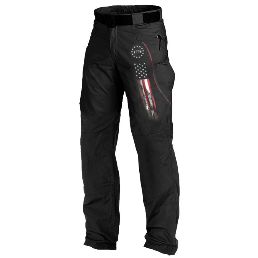 

Men's Outdoor Flag Print Trousers