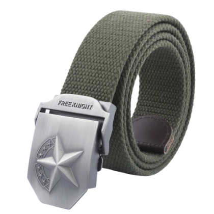 Men's Outdoor Tactical Star Braided Belt