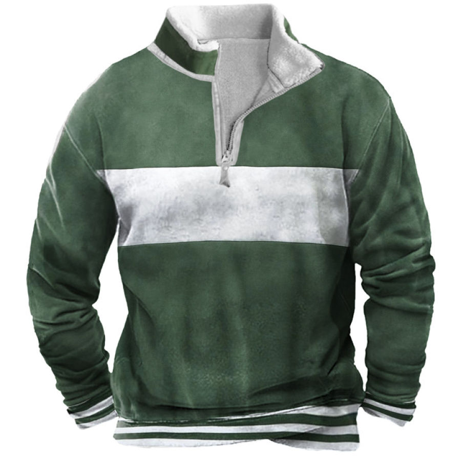 

Men's Color Contrast Sweatshirt