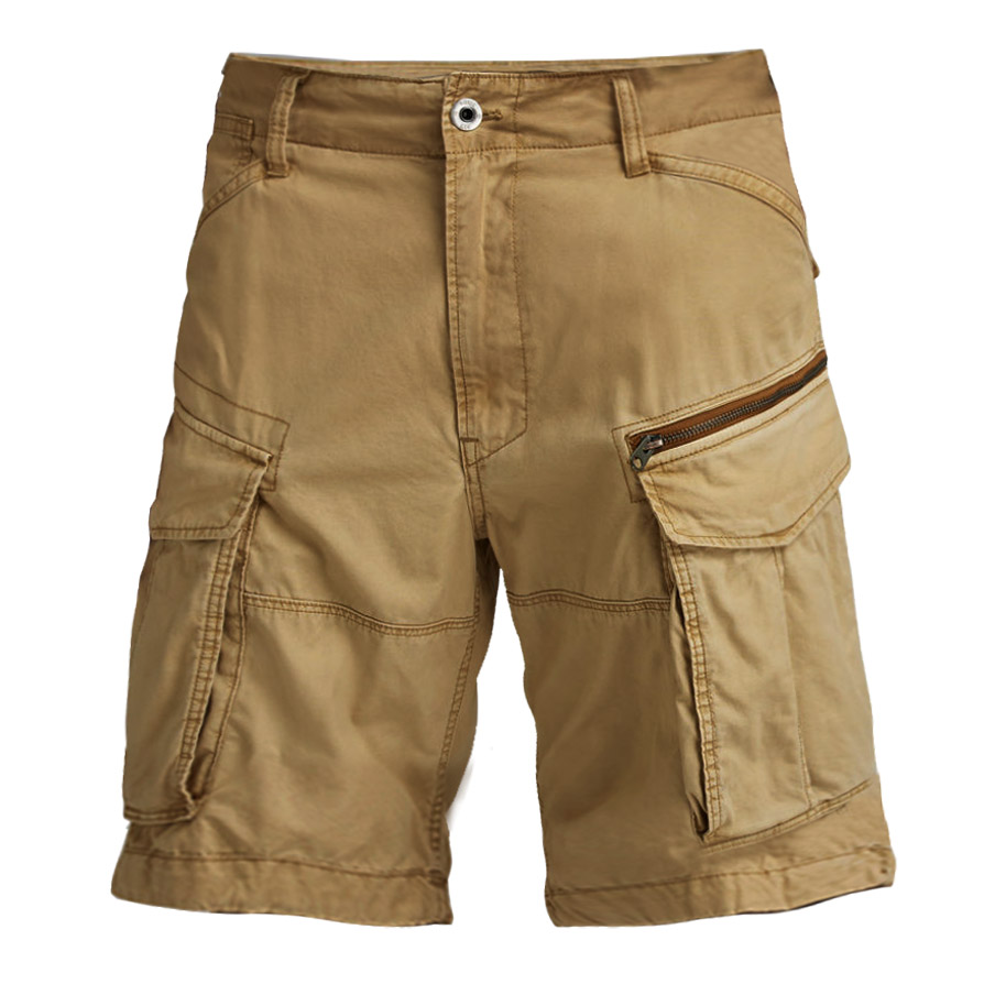 Men's Outdoor Zip Relaxed Chic Cargo Shorts