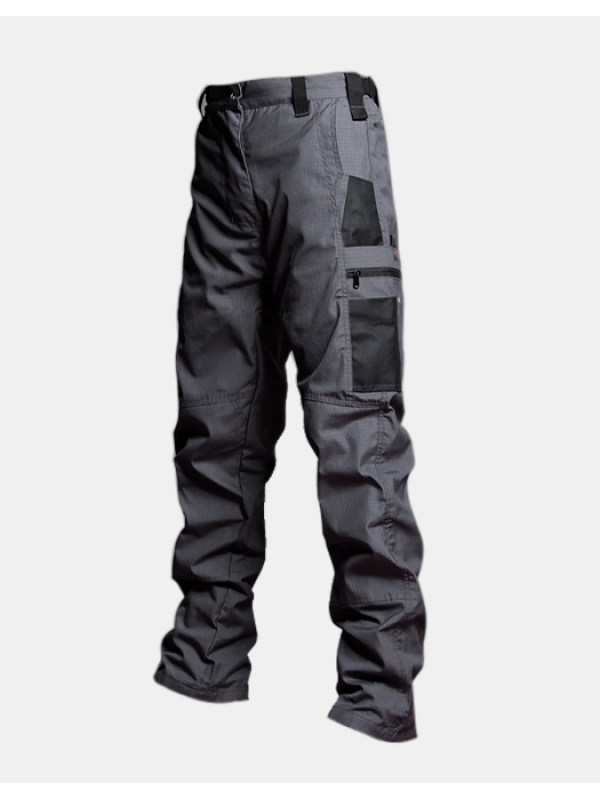 Black And Gray Arms Tactical Cargo Pants