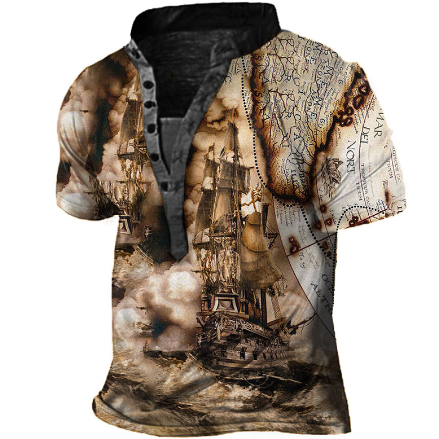 

Men's Outdoor Sports Casual Short-sleeved T-shirt