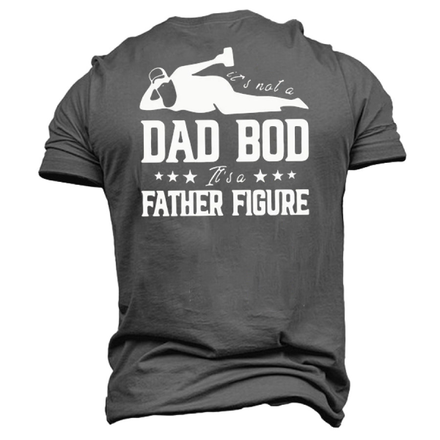 

Plus Size "Bad Bod" Men's Casual Graphic Print Comfortable Cotton T-shirts