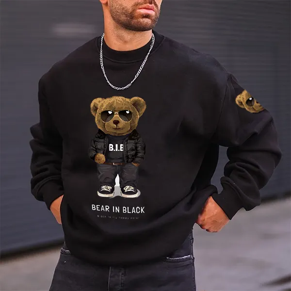 Teddy Bear Men's Casual Sweatshirt - Salolist.com 