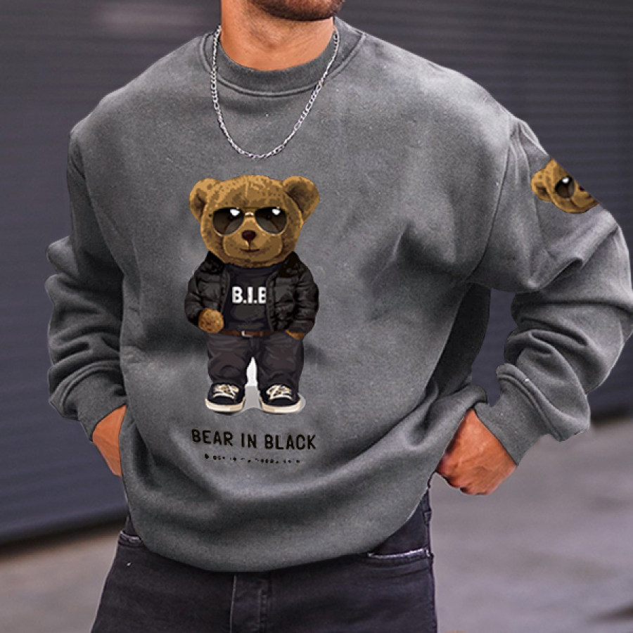 

Teddy Bear Men's Casual Sweatshirt