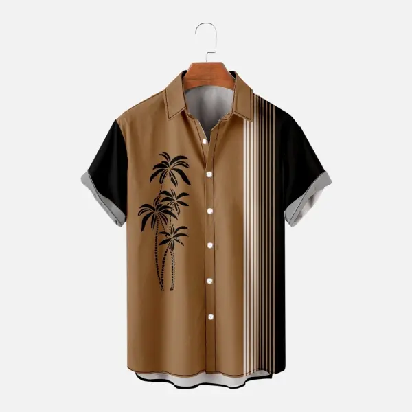 Men's Coconut Beach Short Sleeve Shirt - Blaroken.com 