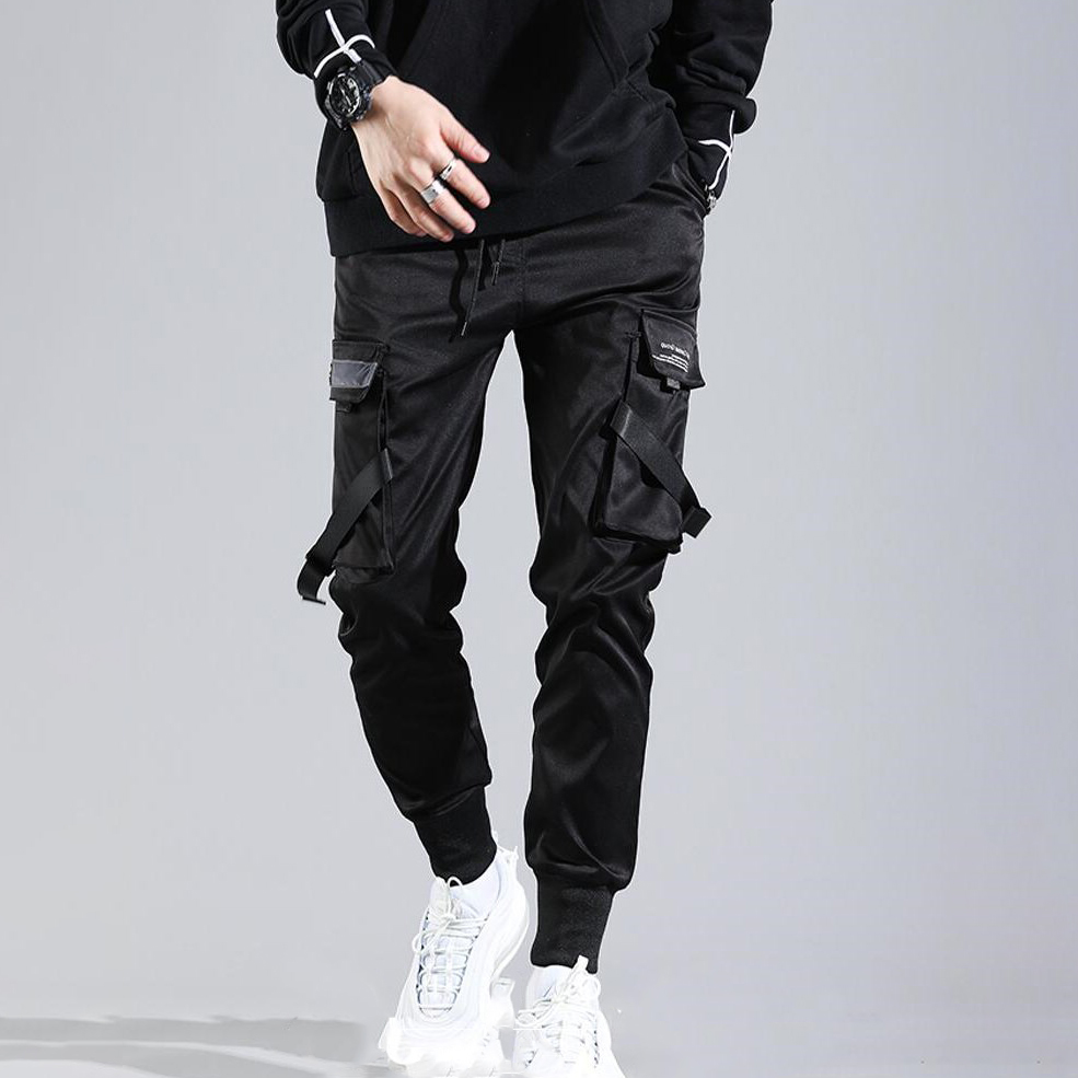 Pocket Zip Casual Cargo Pants