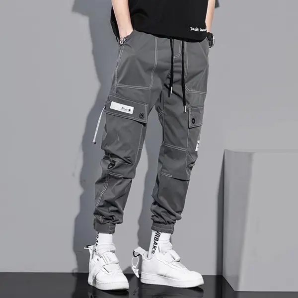 Unisex Men's Overalls Youth Fashion Casual Pants Handsome Harem Pants - Honeylop.chimpone.com 