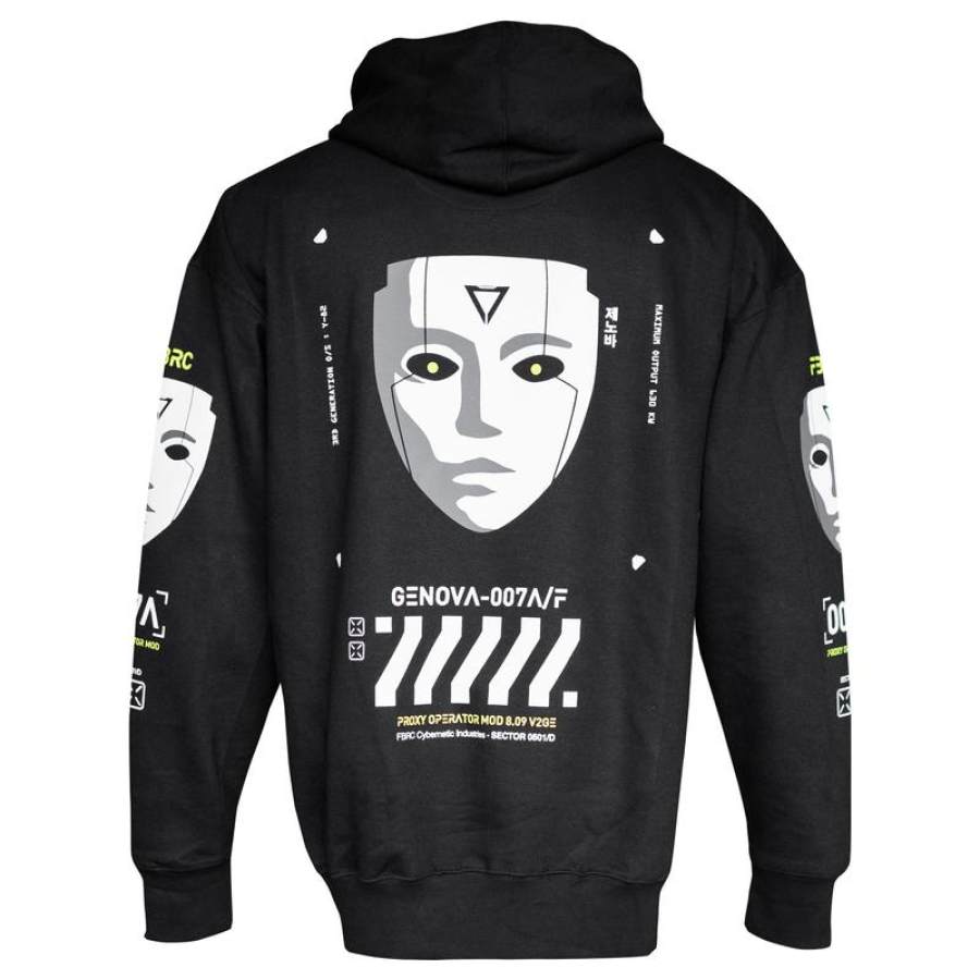 

Techwear Graphic Fashion Cyberpunk Hoodie