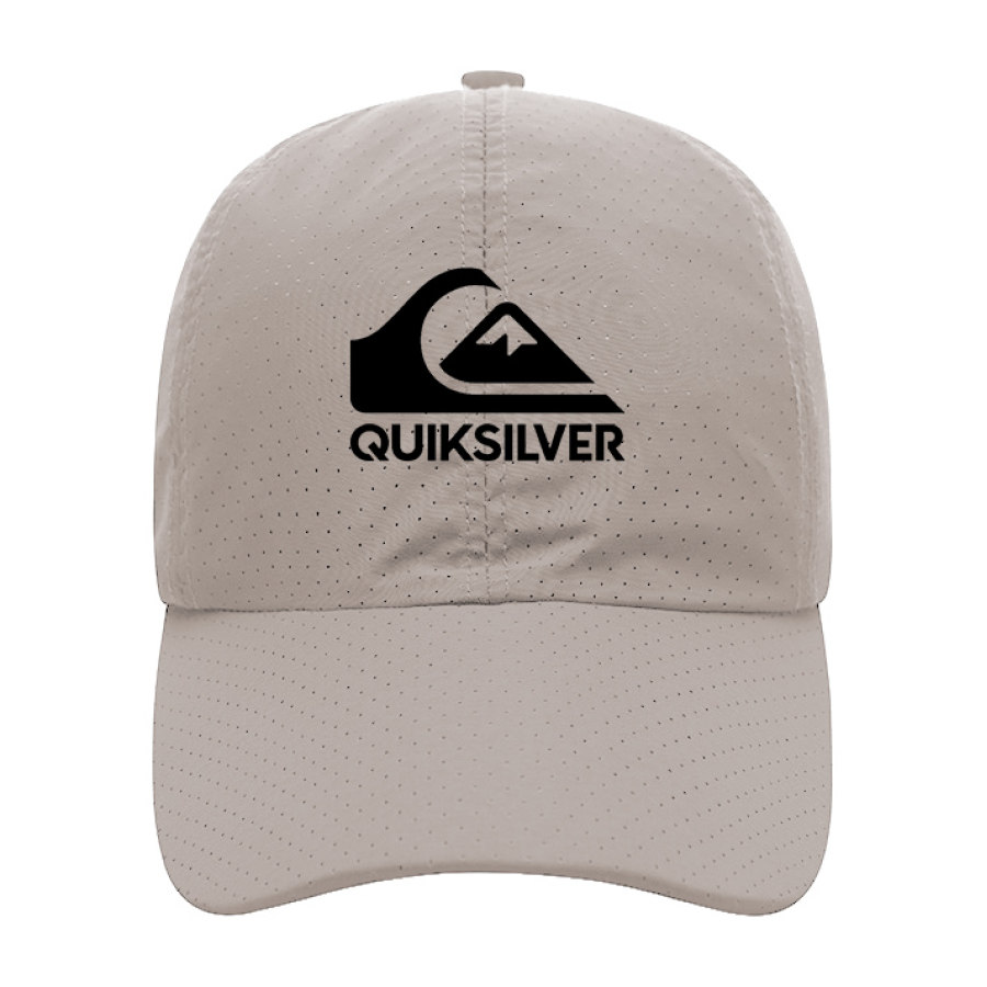 

Quiksilver évacuant L'humidité En Maille Respirante Couleur Unie Casquette Sport Chapeau De Soleil