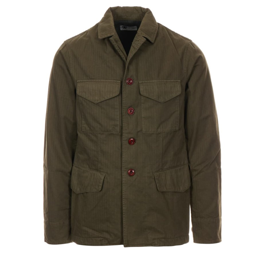 

Giacca Da Lavoro Da Uomo In Twill Retrò Da Uomo Giacca Casual Da Esterno Multitasche Verde Militare