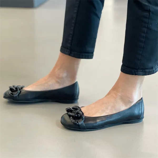 Ladies Round Toe Buckle Low Heel Shoes - Mercadolibreweb.com 