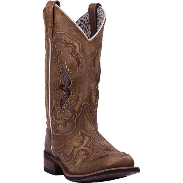 Ladies Embroidered Hollow Rivet Short Western Boots - Mercadolibreweb.com 