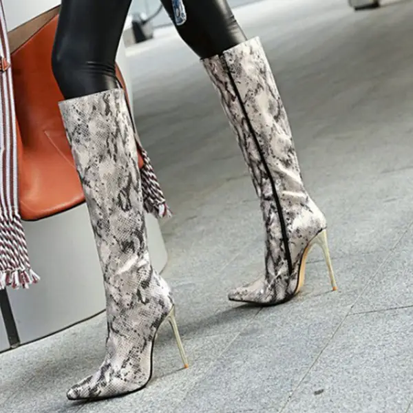 Women's Stiletto Stretch Over The Knee Boots - Mercadolibreweb.com 