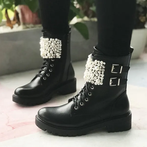 Women's Fashion Handmade Beaded Martin Boots - Mercadolibreweb.com 