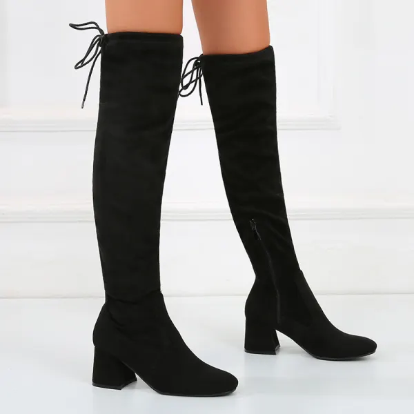 Women's Fashion Thick Heel Boots - Mercadolibreweb.com 