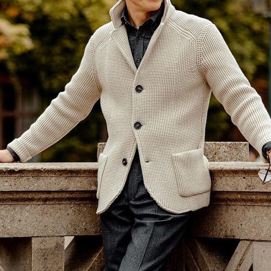 British Knit Cardigan Sweater