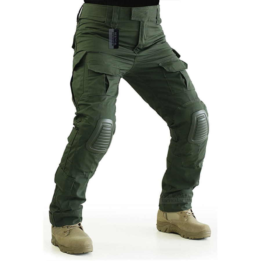 

Men's Fashion Hiking And Hunting Tear-resistant Pants Air Cushioned Knee Pad Tactical Pants