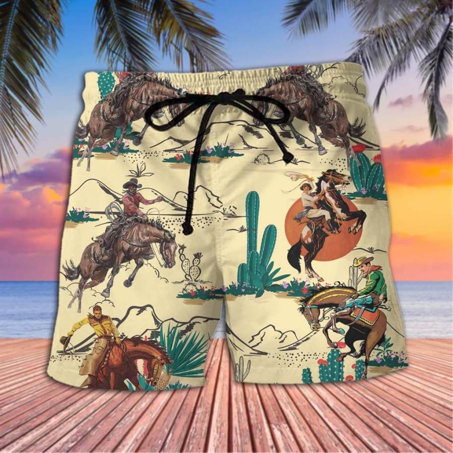 

Men's Cowboy Beach Short Sleeve Shirt