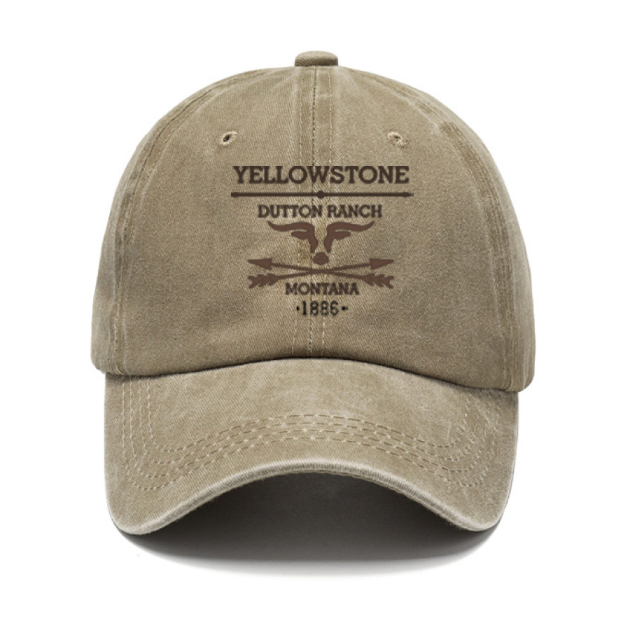 

Men's Vintage Western Yellowstone Sun Hat