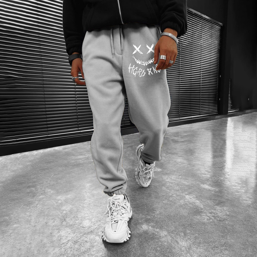 

Men's Fashion Print Oversized Casual Sweatpants
