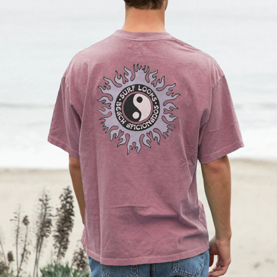 

Blazing Sun Retro Casual Tee