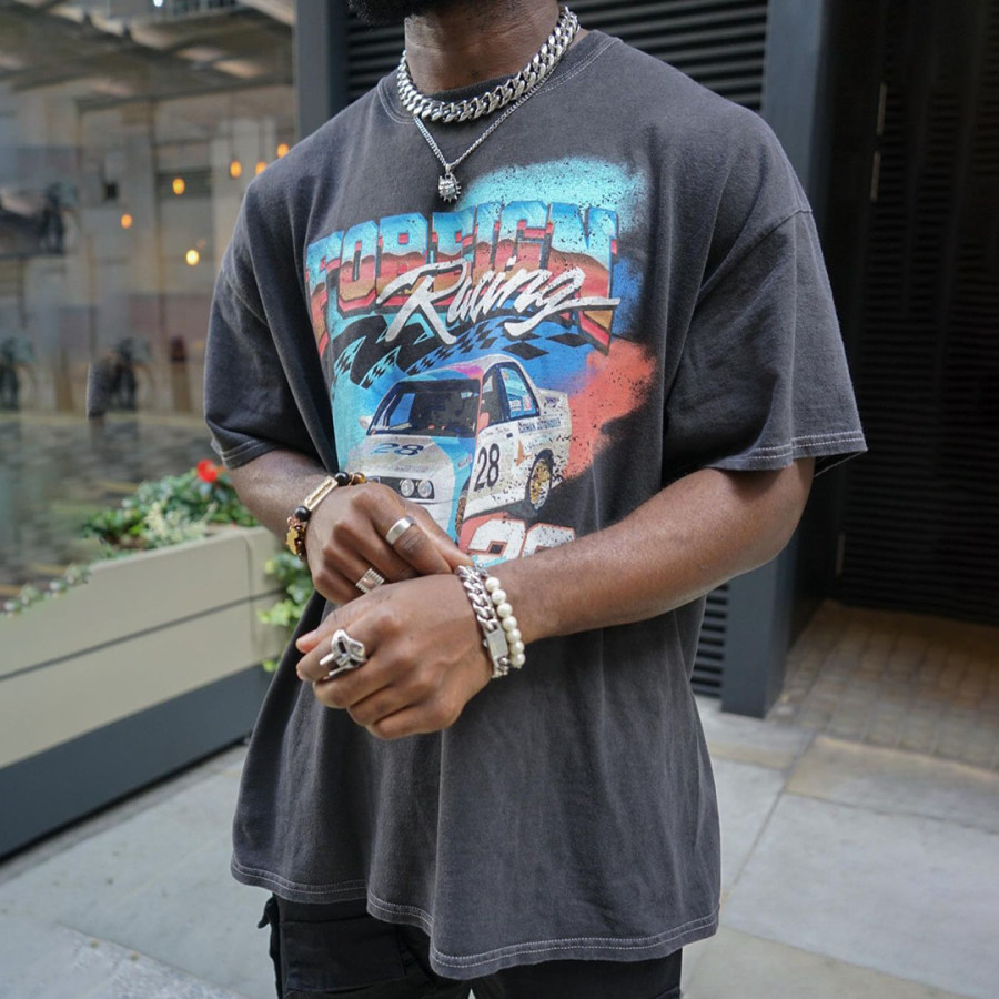 

Retro Oversized Men's Print T-shirt