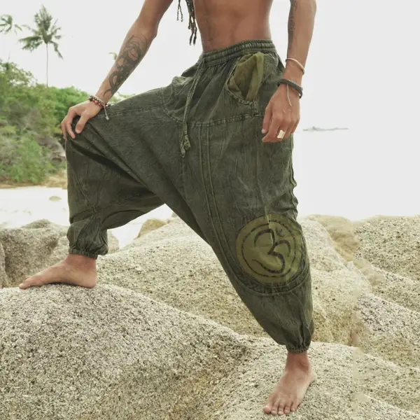 Men's Hippie Harem Pants - Kalesafe.com 