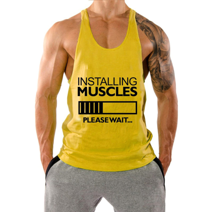 

Sports and leisure printed fitness vest