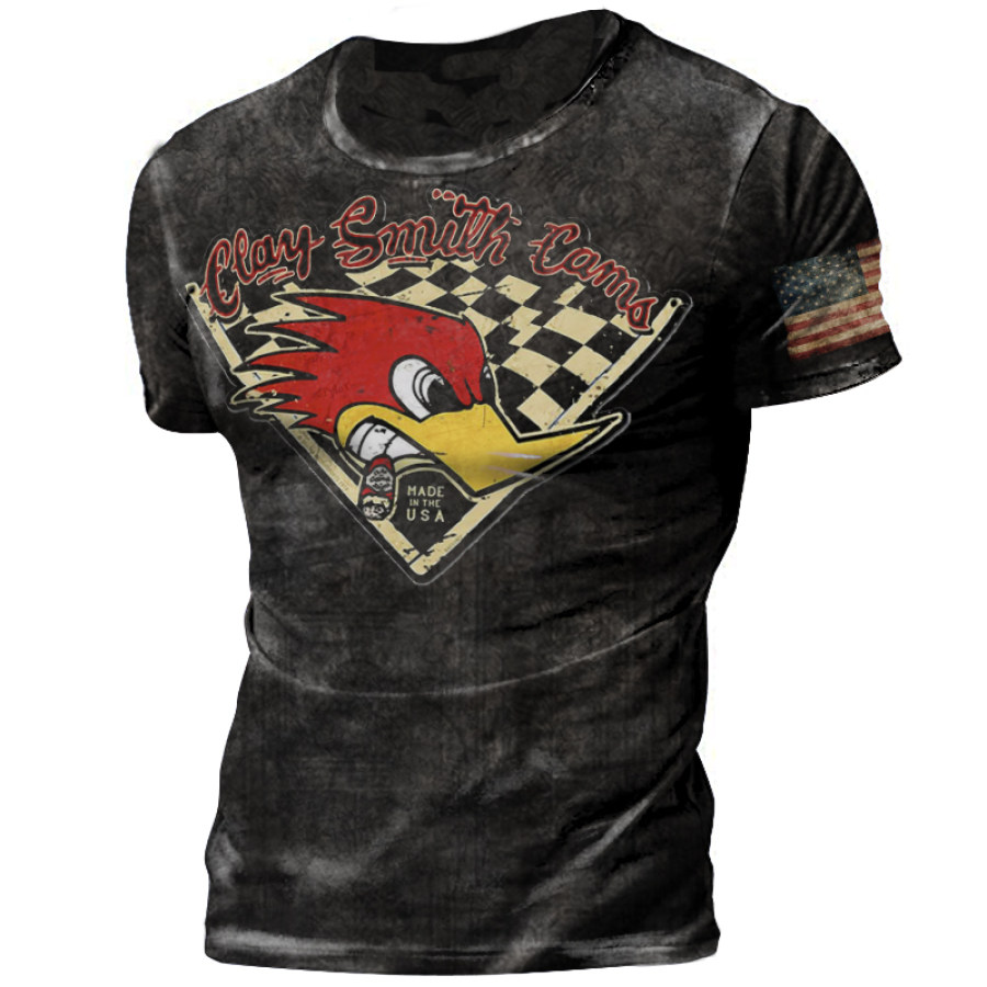 

Clay Smith Cams Vintage Made in USA Sign Printed T-shirt
