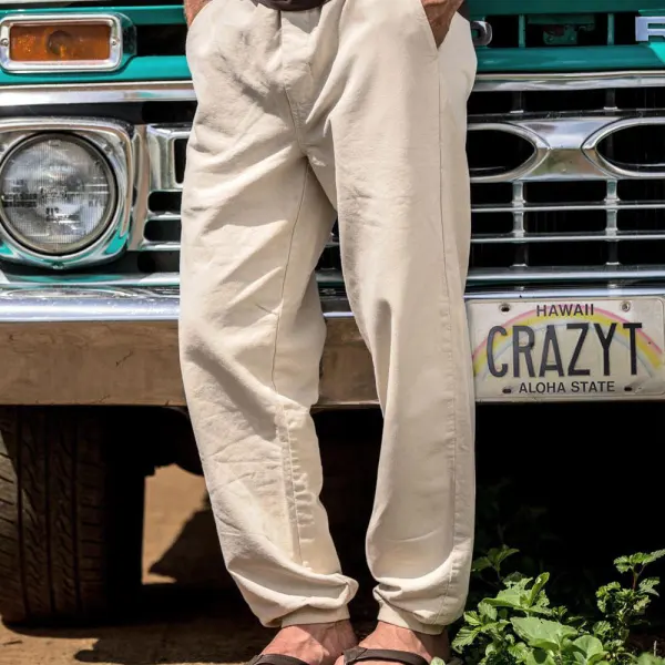Coconut Dyed Logo Coconut Canton Pants - Mosaicnew.com 