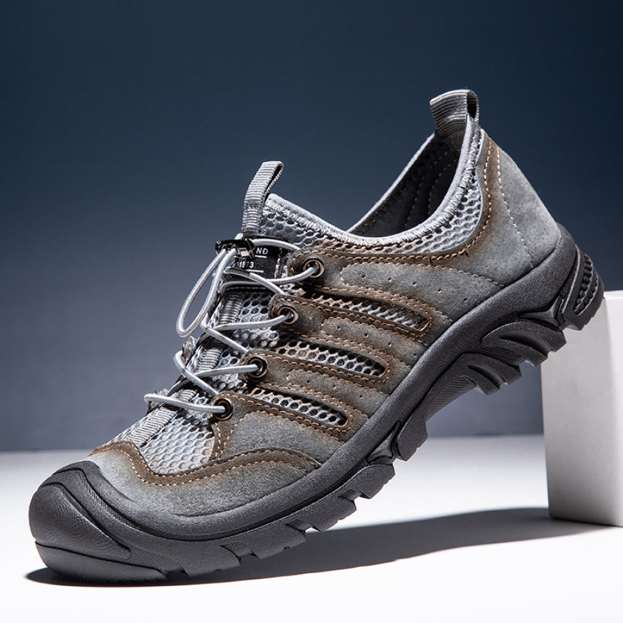 

Elastic Band Mesh Hiking Shoes