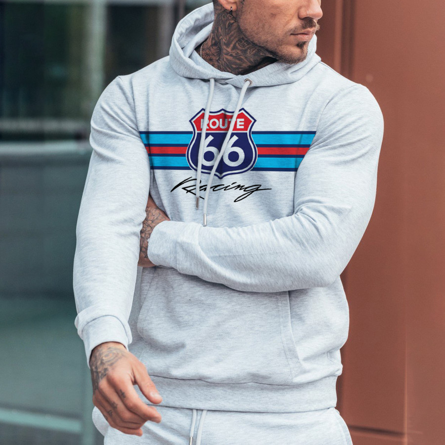 

Men's Leisure Sports Racing Hoodie