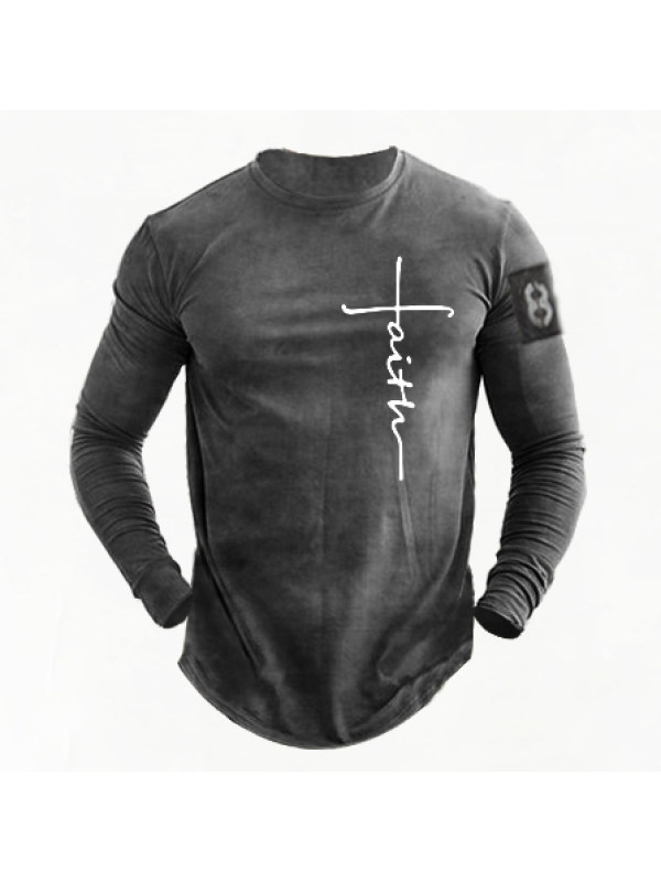 Mens Casual Retro Outdoor Tactical T-shirts