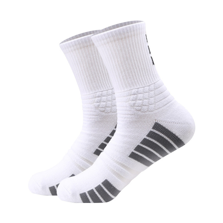 

Mid-tube Ankle Support Sports Deodorant Non-slip Dasketball Socks