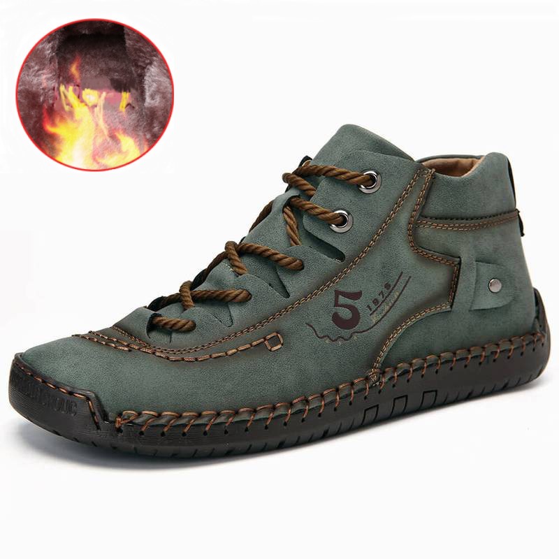 Men's Plus Fleece Warm And Chic Soft Outdoor Casual Boots