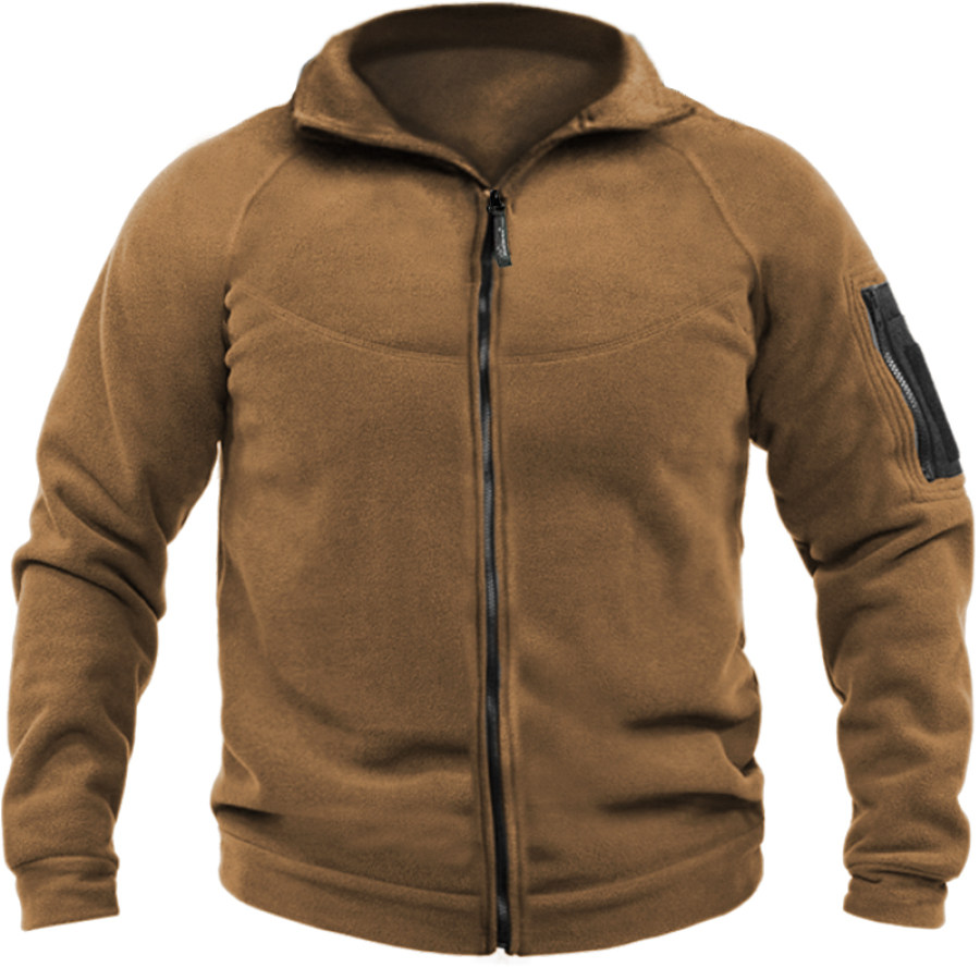 

Mens Outdoor Warm And Breathable Tactical Lapel Jacket