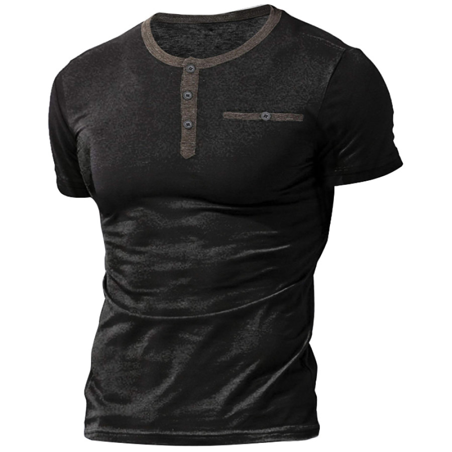 

Men's Outdoor Sports Quick Dry Henley Shirt