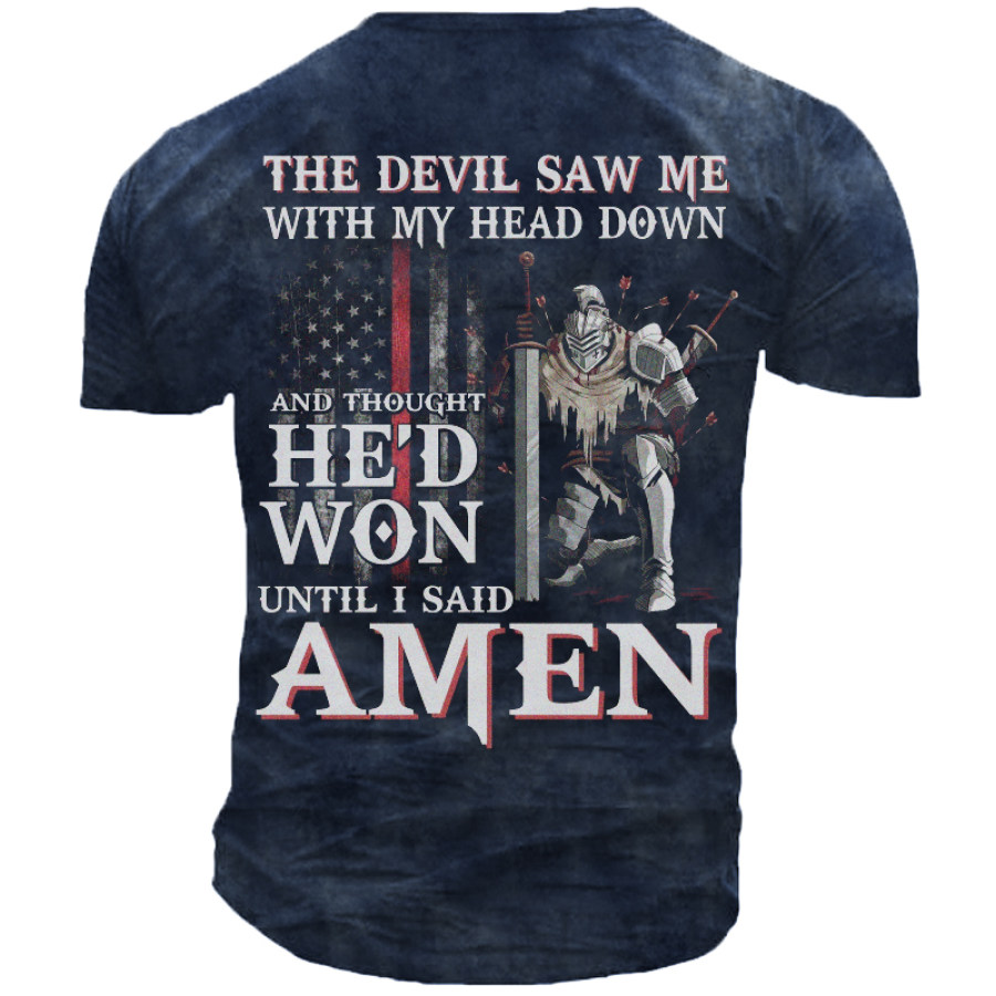 

The Devil Saw Me With My Head Down And Thought He'd Won Long Sleeve Tee